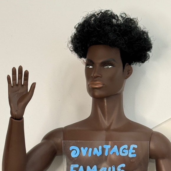 Male Fashion Doll Darius Monarch Rooted Hair Articulated Integrity Jointed Black - Picture 16 of 16